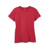 Perfect-T Crewneck T-Shirt, Lightweight Cotton Short Sleeve Tee for Women