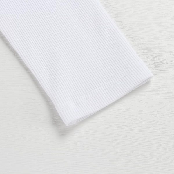 Womne's Ribbed Round Neck Slim Fitted T Shirts Basic Solid Long Sleeve Layering Tee Tops