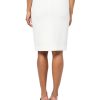 Women's Stretch Crepe Knee Length Pencil Skirt