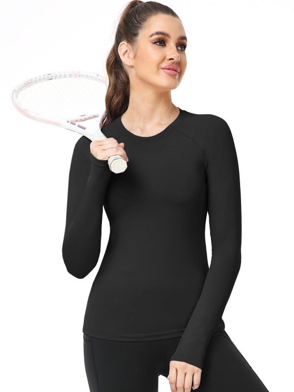Quick-Drying Running Long Sleeve Shirt for Women Workout Shirts
