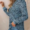 Womens Crewneck Long Sleeve Tops Casual Polka Dots Tops Summer Fall 2025 Tshirts Shirts