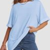Womens Oversized T Shirts Summer Tops Spring Casual Loose Fit Workout Short Sleeve 2025 Beach Vacation