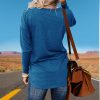 Womens Henley Tops Long Sleeve Shirts Thermal Pullover Casual Loose Fit Henley Neck Tunics