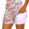 Women's Active Performance Skort Lightweight Skirt for Running Tennis Golf Workout Sports