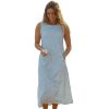 Sun Dress Long - Loose Fit Casual Wear, Fun for Beach and Travel