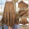 2025 Spring Bohemian Skirts for Women - Embroidered Women's Maxi Skirts