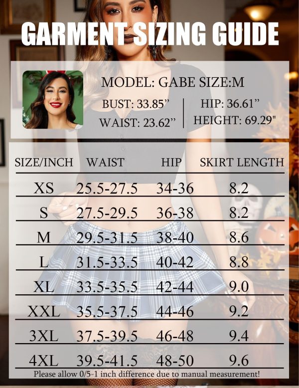 Pleated Skirts for Women Y2k Mini Skirt Casual Short Skirts Micro Skirt XS-4XL