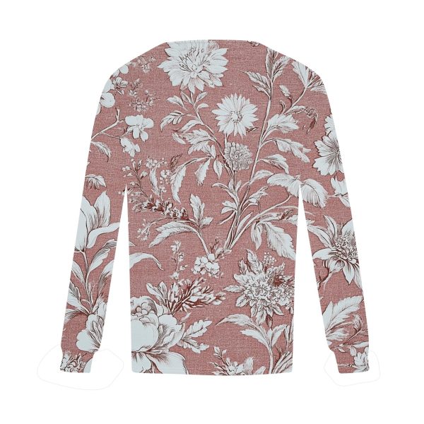 Womens Dressy Casual Long Sleeve Shirts Floral Print Fall Clothes Trendy Crew Neck Graphic Tees Basic Tops