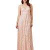 Women's Sequin Guipure Gown