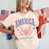 Women 4th of July 1776 Graphic Oversized T-Shirts Shirt Short Sleeve Patriotic Casual Tee Tops