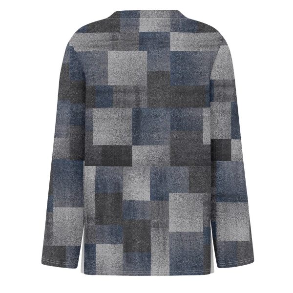 Long Sleeve Shirts for Women 2025 Crew Neck Casual Womens Fall Tops Loose Fit Tunic Tops