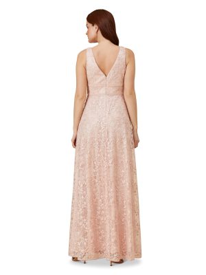 Women's Sequin Guipure Gown