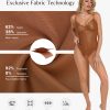Leather Bodysuits for Women Tummy Control Shapewear Lace V Neck Corset Tops Faux Leather Thong Body Suits