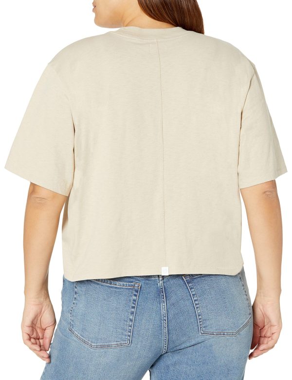 Women's Sydney Short-Sleeve Cropped Crew Neck T-Shirt