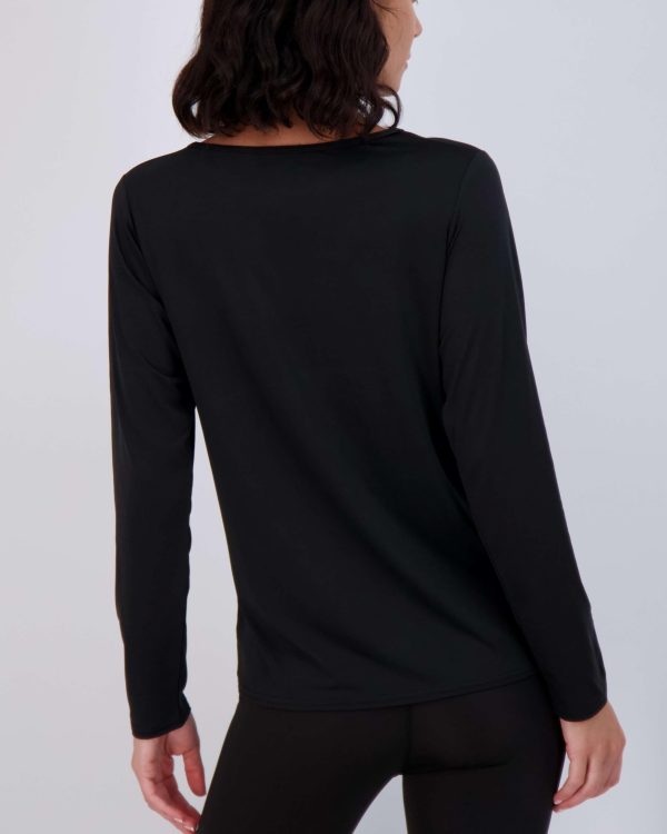 4 Pack: Women's Dry-Fit Tech Stretch Long-Sleeve Athletic Workout T-Shirt (Available in Plus Size)