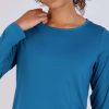 4 Pack: Women's Dry-Fit Tech Stretch Long-Sleeve Athletic Workout T-Shirt (Available in Plus Size)