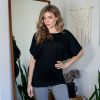 3 Pack Dolman Sleeve Tunic Dressy Business Casual Tops for Women Short Sleeve Shirts Work Outfits Travel Clothes