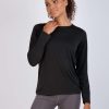 4 Pack: Women's Dry-Fit Tech Stretch Long-Sleeve Athletic Workout T-Shirt (Available in Plus Size)
